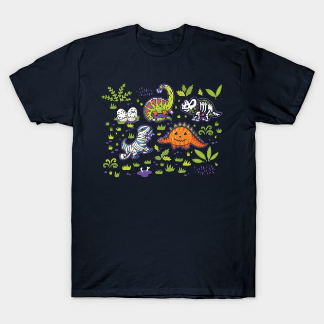 Jurassic Halloween T-Shirt by WorldDinosaurs